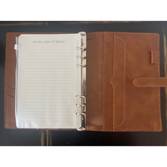 Travel Journal in Brown Vegan Leather New/Unused - Picture 7 of 7